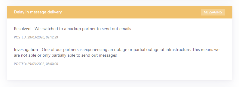 Improved visual status indicators